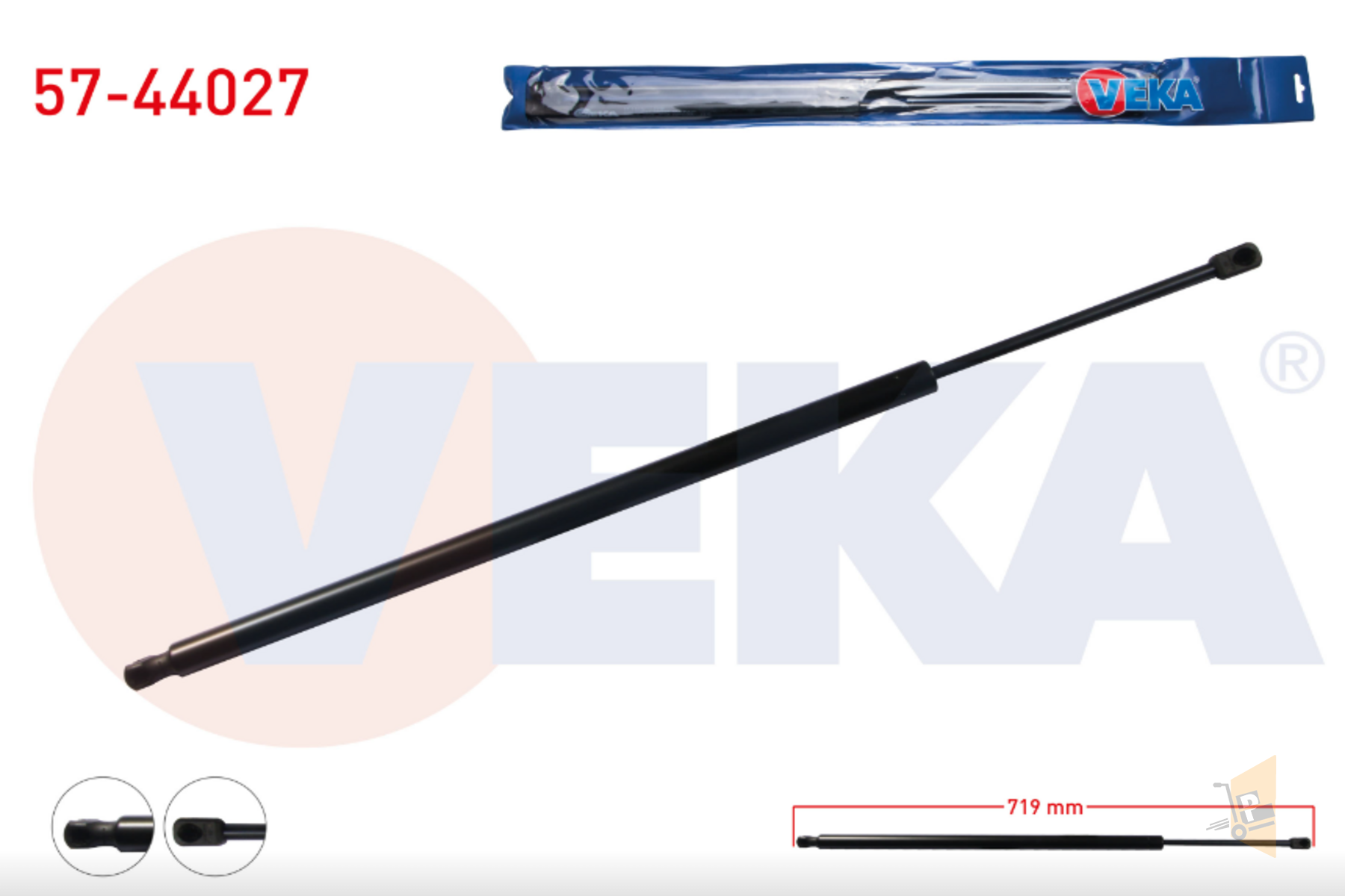 BAGAJ AMORTİSÖRÜ CADDY 04 - 14