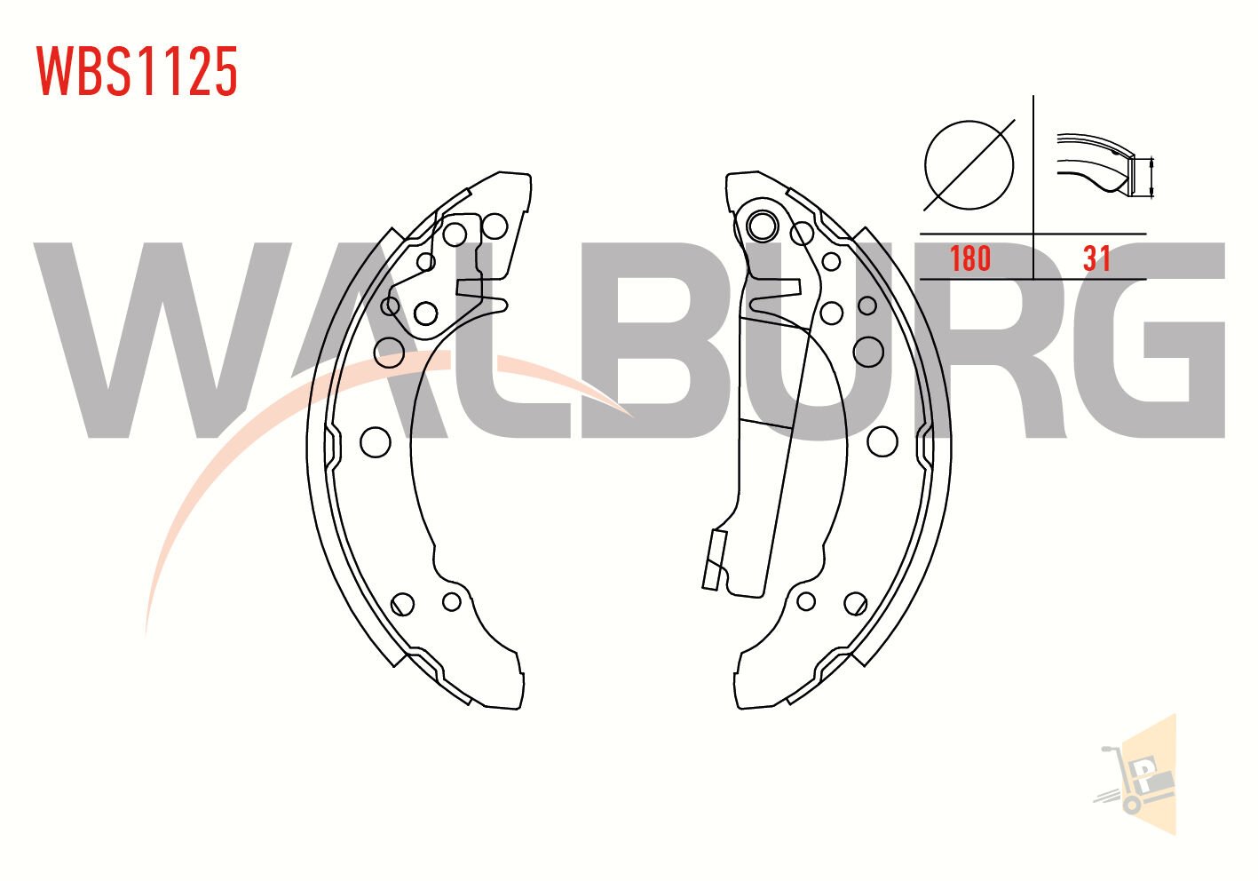 FREN BALATASI ARKA KAMPANA - 1.6 1.9 TDI POLO CLASSİC 867698520