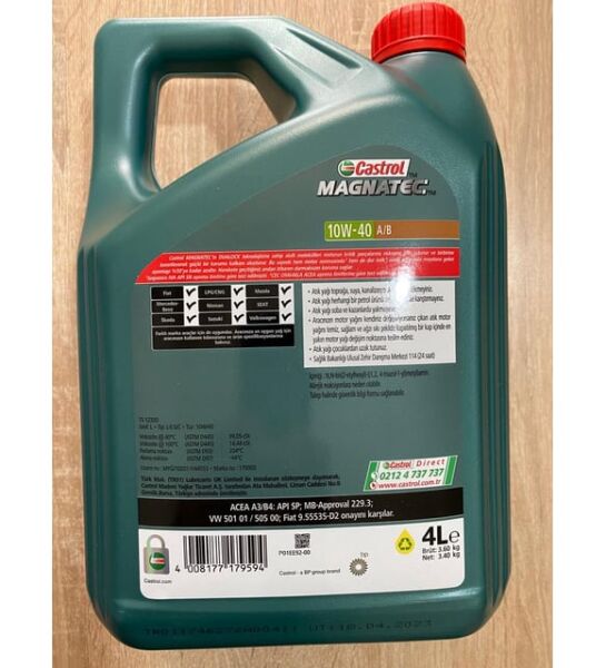 Magnatec 10w-40 A/B 4 LİTRE Motor Yağı (2024 Üretim)