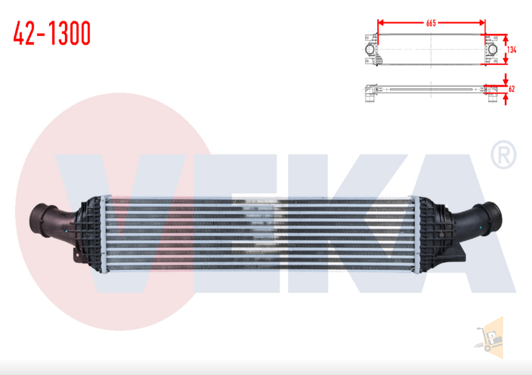 TURBO RADYATÖRÜ - İNTERCOOLER - 2.7 3.0 TDI A4 A5 A6 Q5 A8