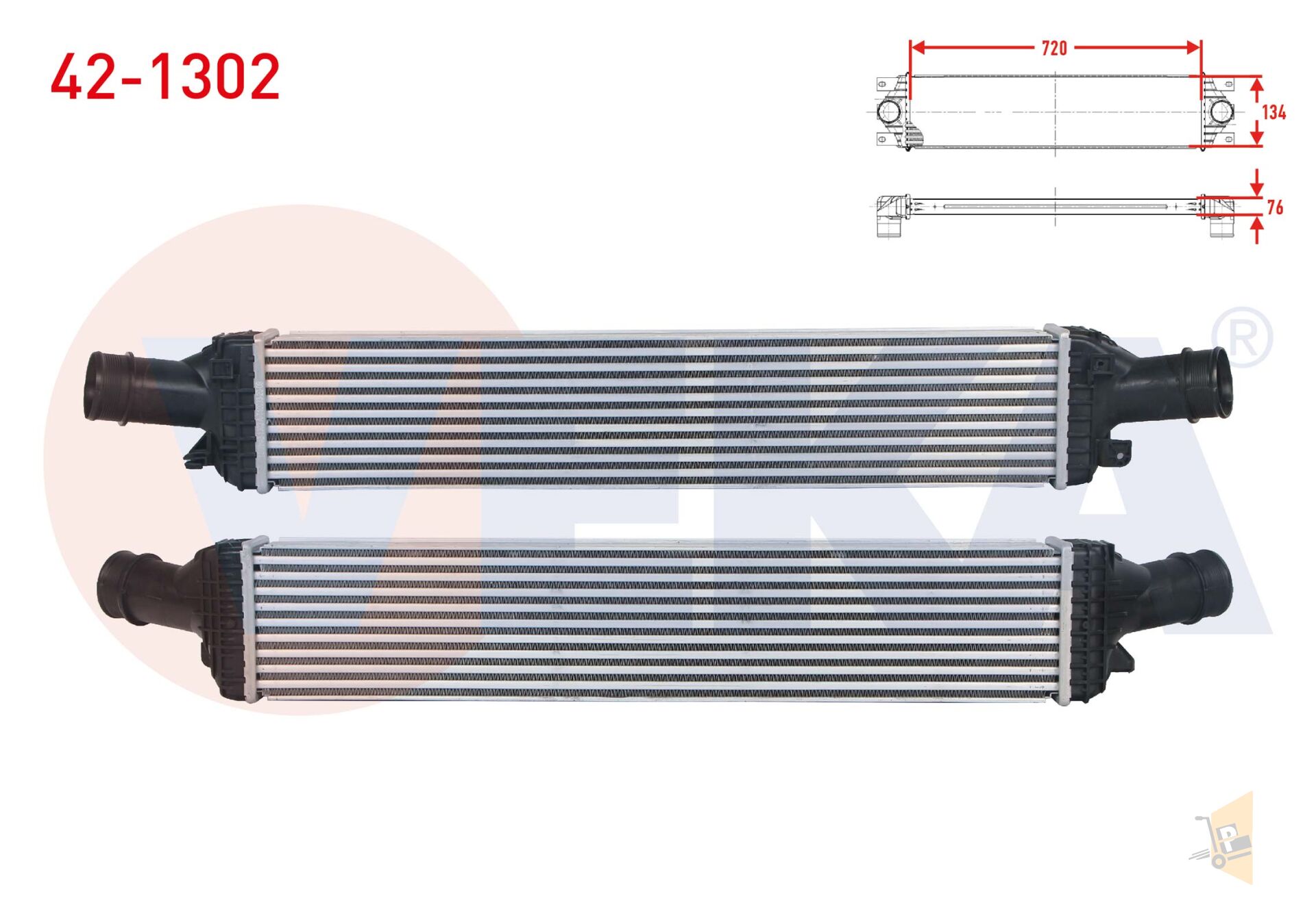 TURBO RADYATÖRÜ - İNTERCOOLER - 2.7 3.0 TDI A4 A5 A6 Q5 A8