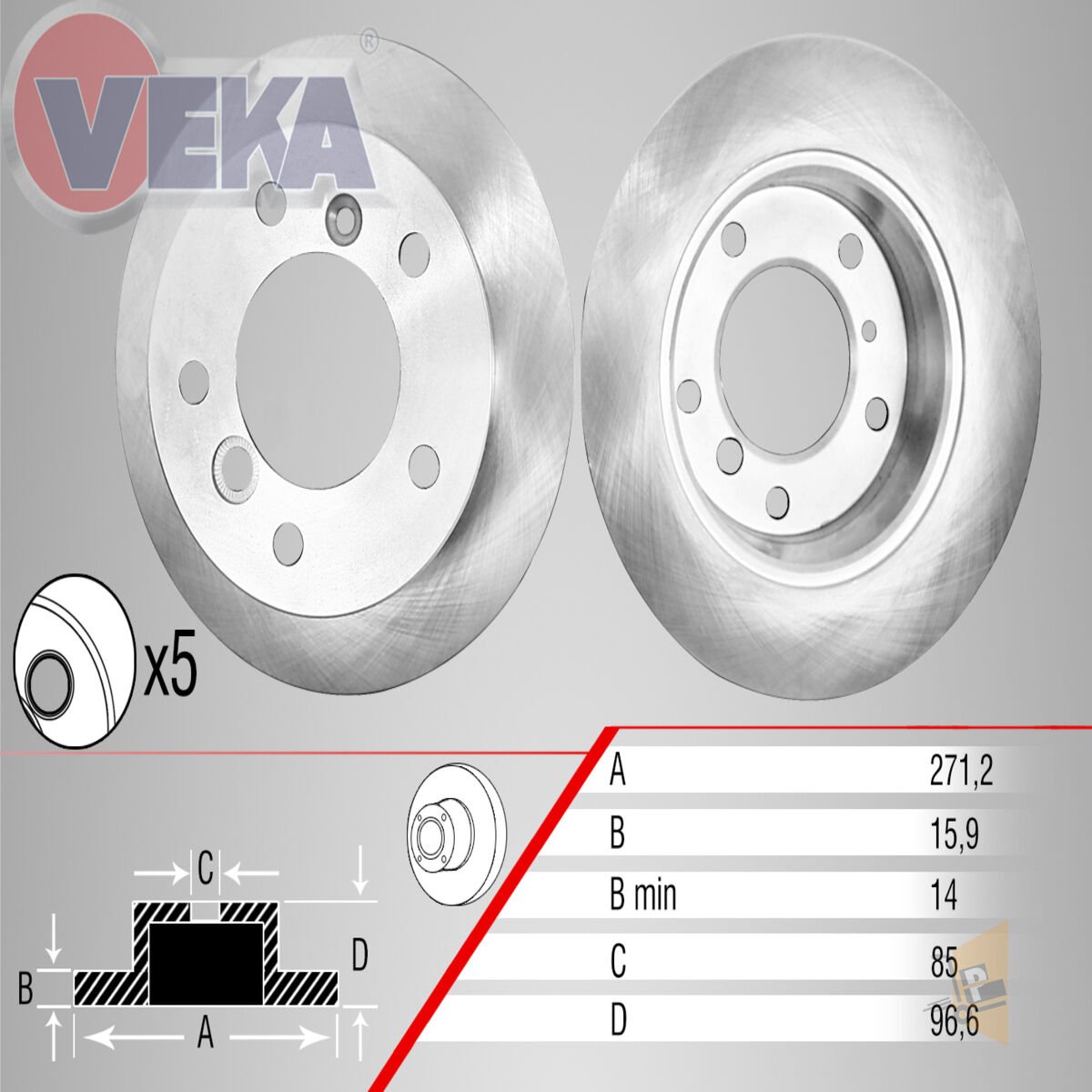 FREN DİSKİ AYNA ARKA - 252X12 - LT 35 SPRİNTER