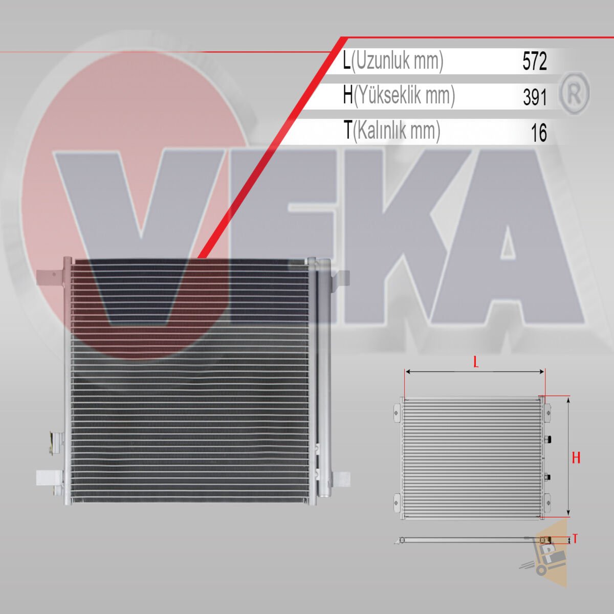 KLİMA RADYATÖRÜ - GOLF7 A3 LEON 13>