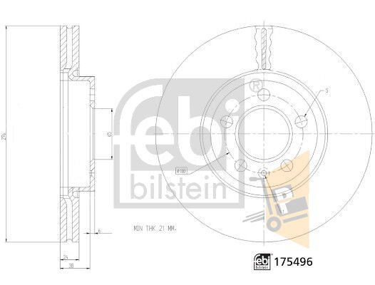 ÖN FREN DİSKİ 276X24 POLO IBIZA 18- - 2Q0615301H