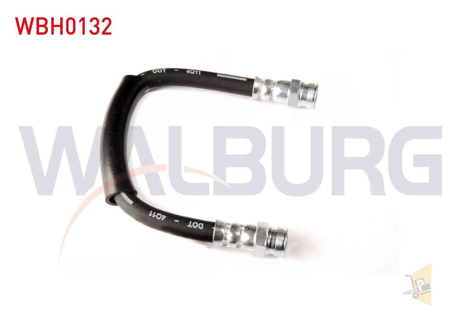 FREN HORTUMU ARKA 285MM - GOLF5 GOLF6 JETTA CADDY A3 LEON 04-13
