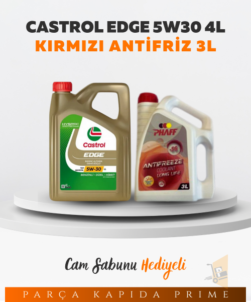 Edge 5w30 Motor Yağ & Kırmızı Antifriz