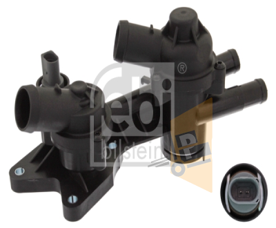 TERMOSTAT GÖVDESİ KOMPLE - 83C - 1.4 TSİ CAXA GOLF5 JETTA TOURAN 04>