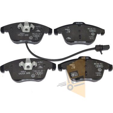 FREN BALATASI ÖN FİŞLİ - 2.0 TFSI 2.0 TDI A4 A5 8K0698151A