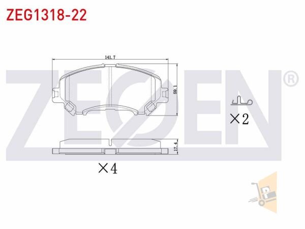 FREN BALATASI ÖN - 1.6 DCİ MEGANE QASHQAI