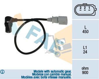 KRANK DEVİR SENSÖRÜ - 1.6 1.8 1.8T 1.9 TDİ CAYENN Q7 TOUAREG