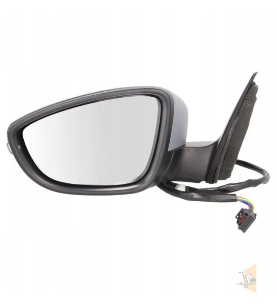 DİKİZ AYNA KATLANIR ÇEVRE AYDINLATMALI KOMPLE 13FİŞ SOL - PASSAT 10-15 3AA857507A