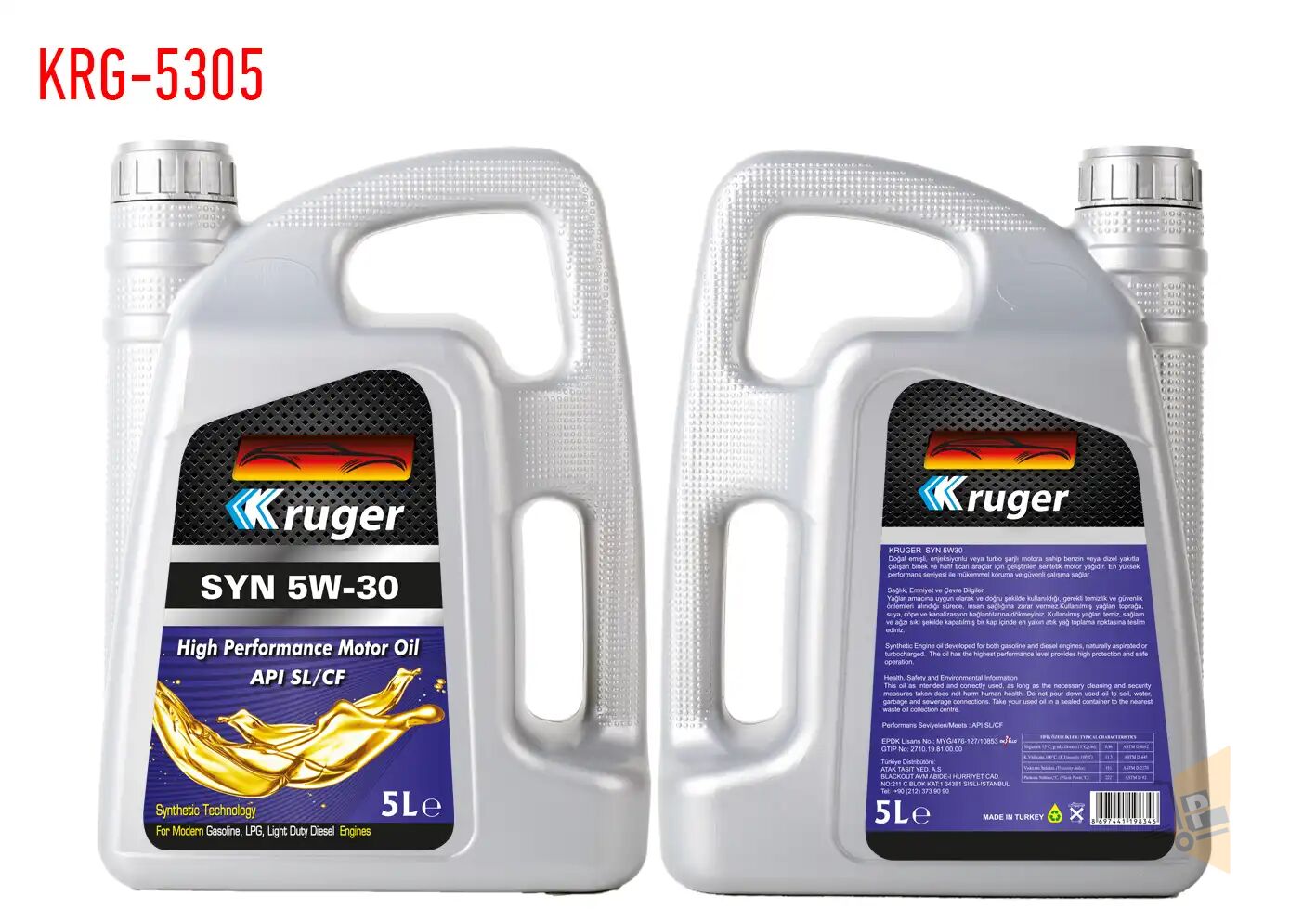 5W30 KRUGER TAM SENTETİK