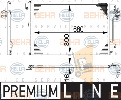 KLİMA RADYATÖRÜ - 1.9 2.5 TDİ T5 04-10