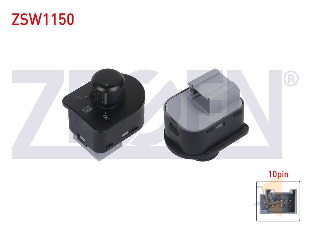 DİKİZ AYNA AYAR DÜĞMESİ ISITMALI KATLANIR - GOLF BORA TOUR 97-05 1J1959565F