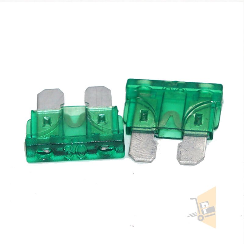 STANDART FİŞ SİGORTA 30 AMPER YEŞİL 073103000525