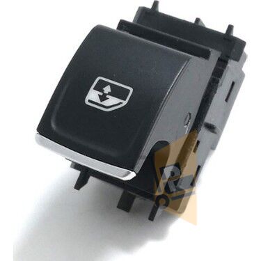 CAM DÜĞMESİ ÖN SAĞ TEKLİ NİKELAJLI KIRMIZI GOLF7 5G0959855F