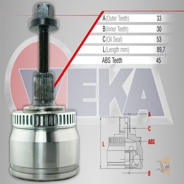 AKS KAFA DIŞ - 1.8T PASSAT A4