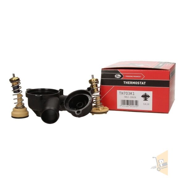 TERMOSTAT GÖVDESİ KOMPLE - 83C - 1.4 TSİ CAXA GOLF5 JETTA TOURAN 04> 03C121111T