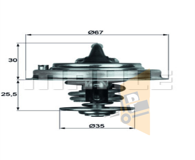 TERMOSTAT - 87C - 2.5TDİ AFB AKN AKE PASSAT A4 A6 97-04