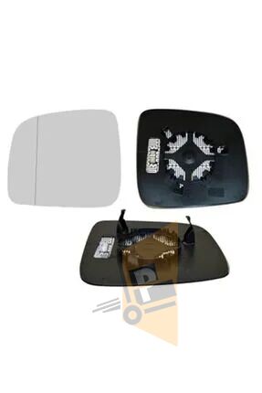 DİKİZ AYNA CAMI SOL - T5 CADDY 05-14 7H1857521