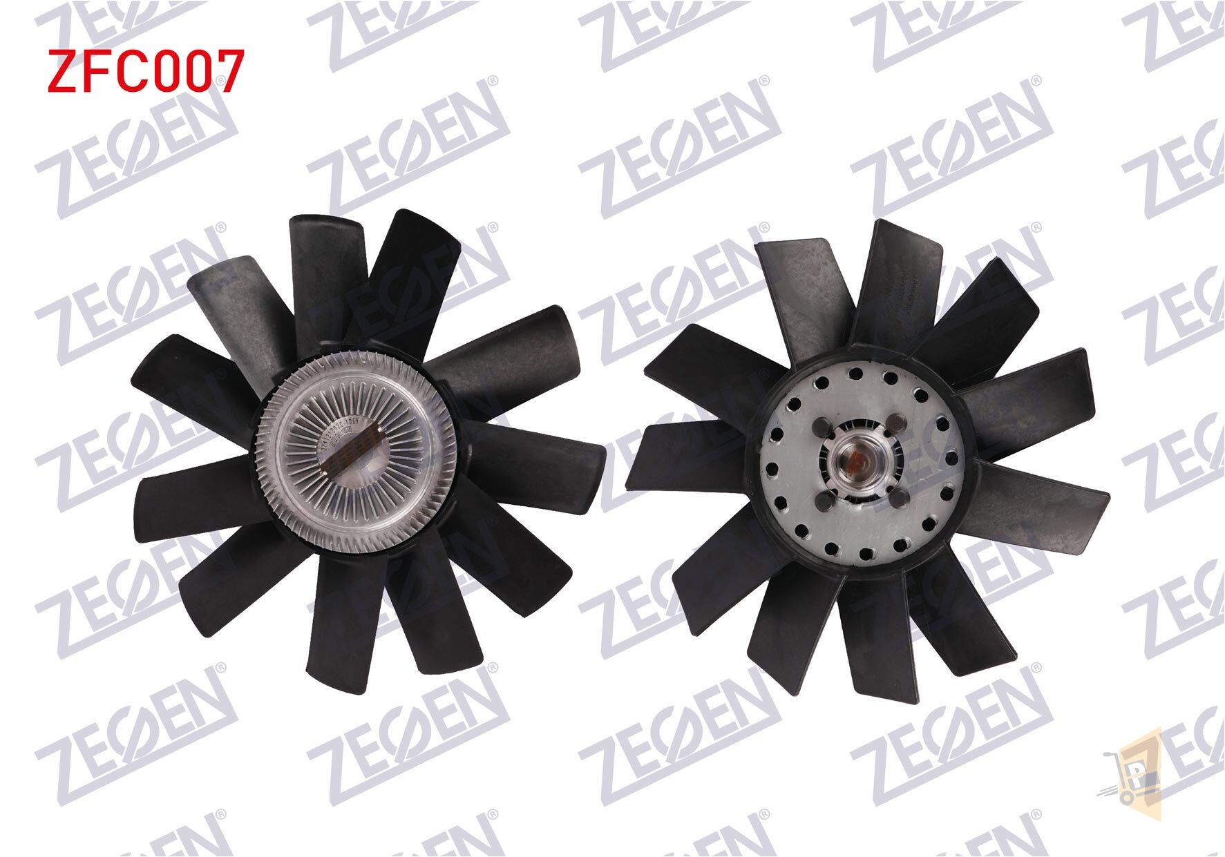 FAN TERMİĞİ PERVANE KOMPLE - 2.5 TDİ ANJ AVR AHD LT35 074121302A