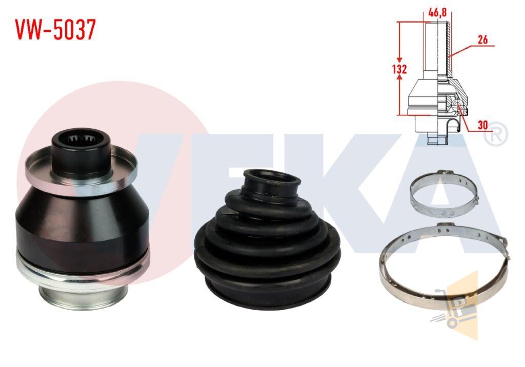 AKS KAFASI İÇ SOL - 2.5 TDİ AXD T5