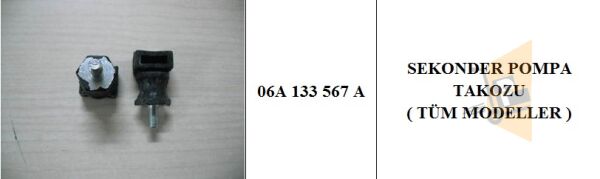 HAVA FİLTRE TAKOZU - GOLF4 PASSAT POLO4 TOUAREG A3 A4 A6 LEON TOLEDO OCTAVİA 06A133567A