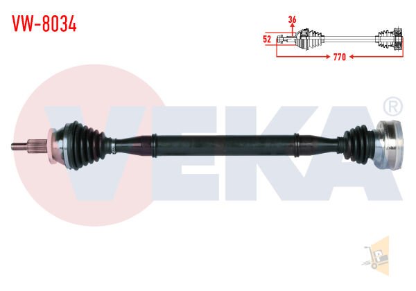 AKS KOMPLE ÖN SAĞ - 1.2 1.4 CGPB CGPA CGGB POLO İBİZA FABİA