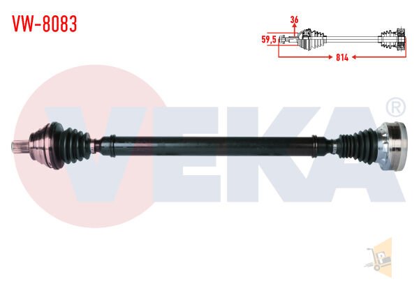 AKS KOMPLE ÖN SAĞ - 1.6 TDİ CAYB CAYC GOLF5 GOLF6 LEON JETTA PASSAT