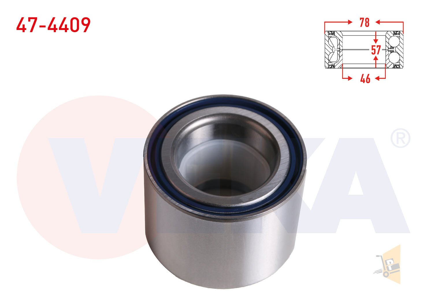 PORYA RULMANI ARKA - 2.0 TDI CDBA CNFA AMAROK 2H0501171