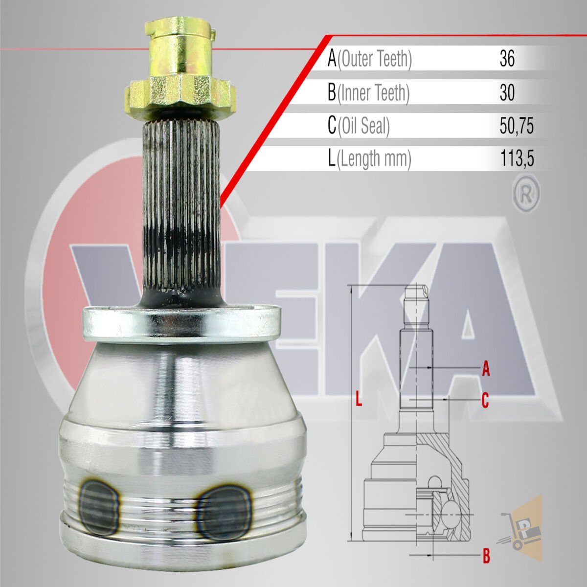 AKS KAFA DIŞ - 1.2 TDİ 1.4 TDİ AMF BNV BNM CFWA CAYB CYZB POLO CORDOBA İBİZA FABİA
