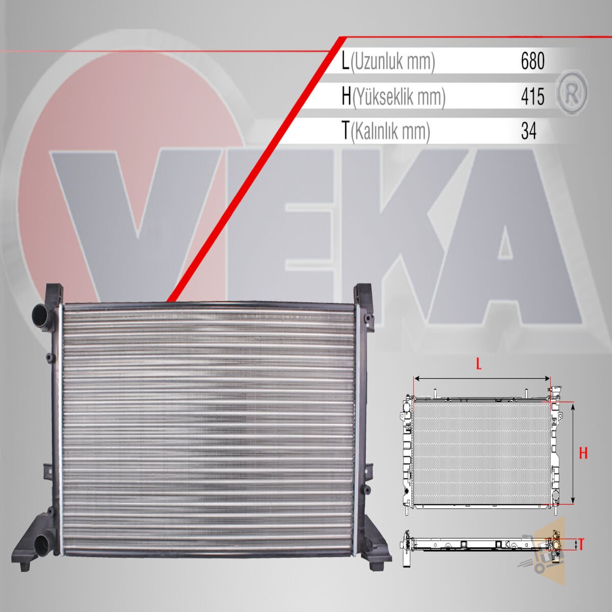 SU RADYATORU LT 35 2.5 TDI 2D0121253
