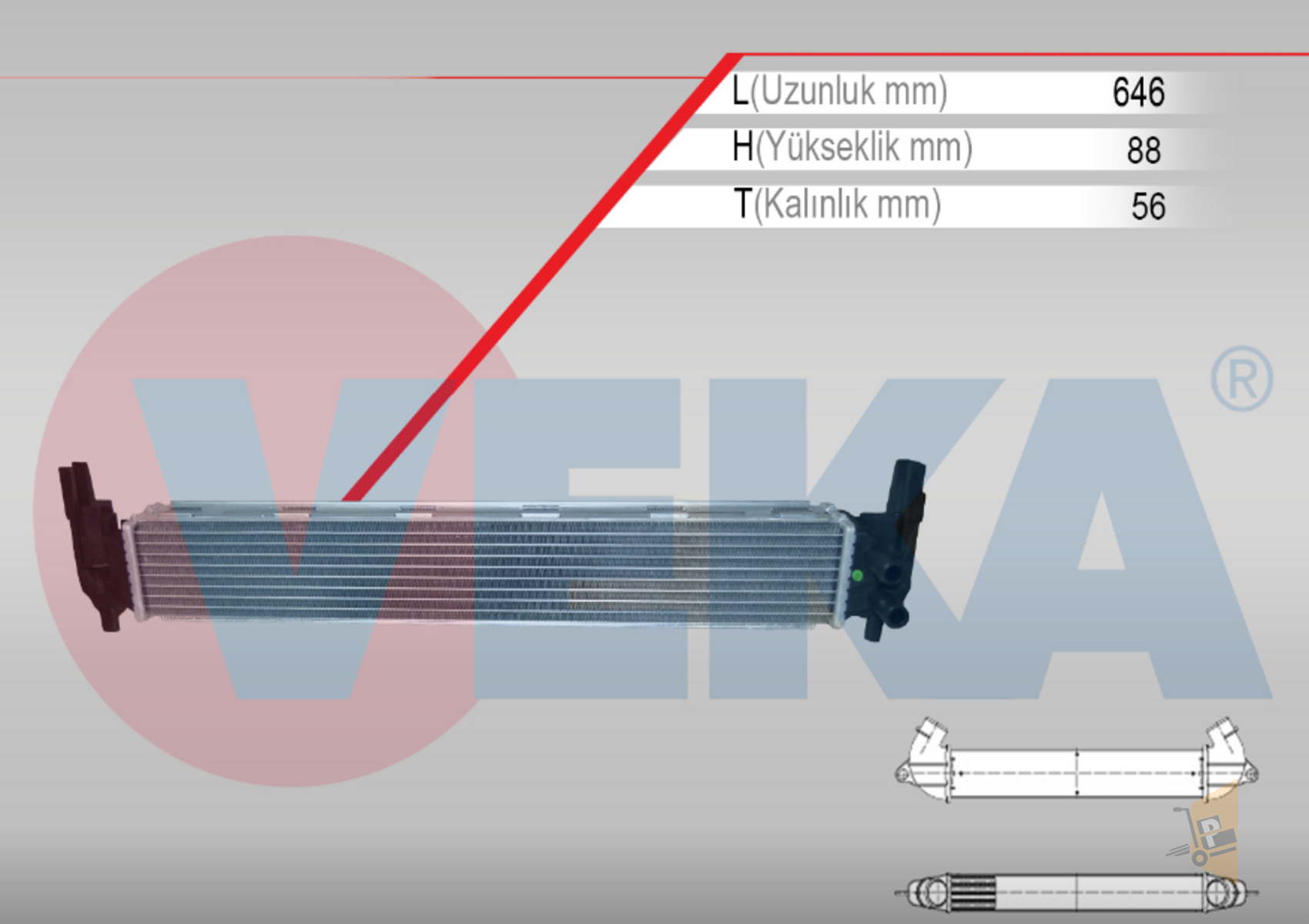 KLİMA RADYATÖRÜ POLO CLASSİC 43-4416