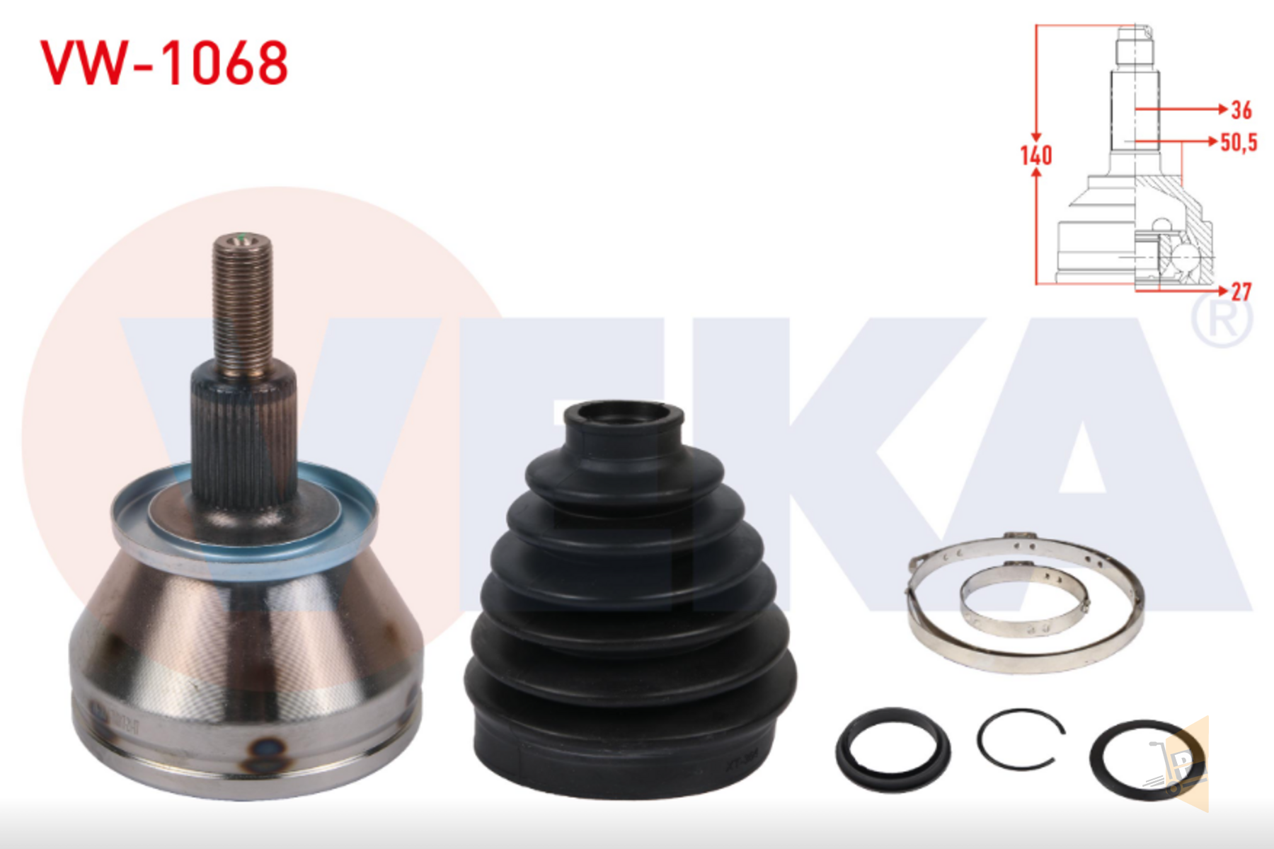 AKS KAFA DIŞ - 1.4 TSİ 1.6 TDİ CZEA CAYB POLO-İBİZA FABİA A1