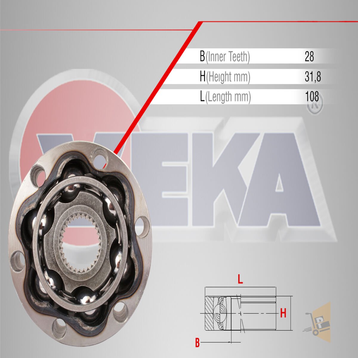 AKS KAFA İÇ - 1.9 TDI 2.4D 2.5 TDI T4
