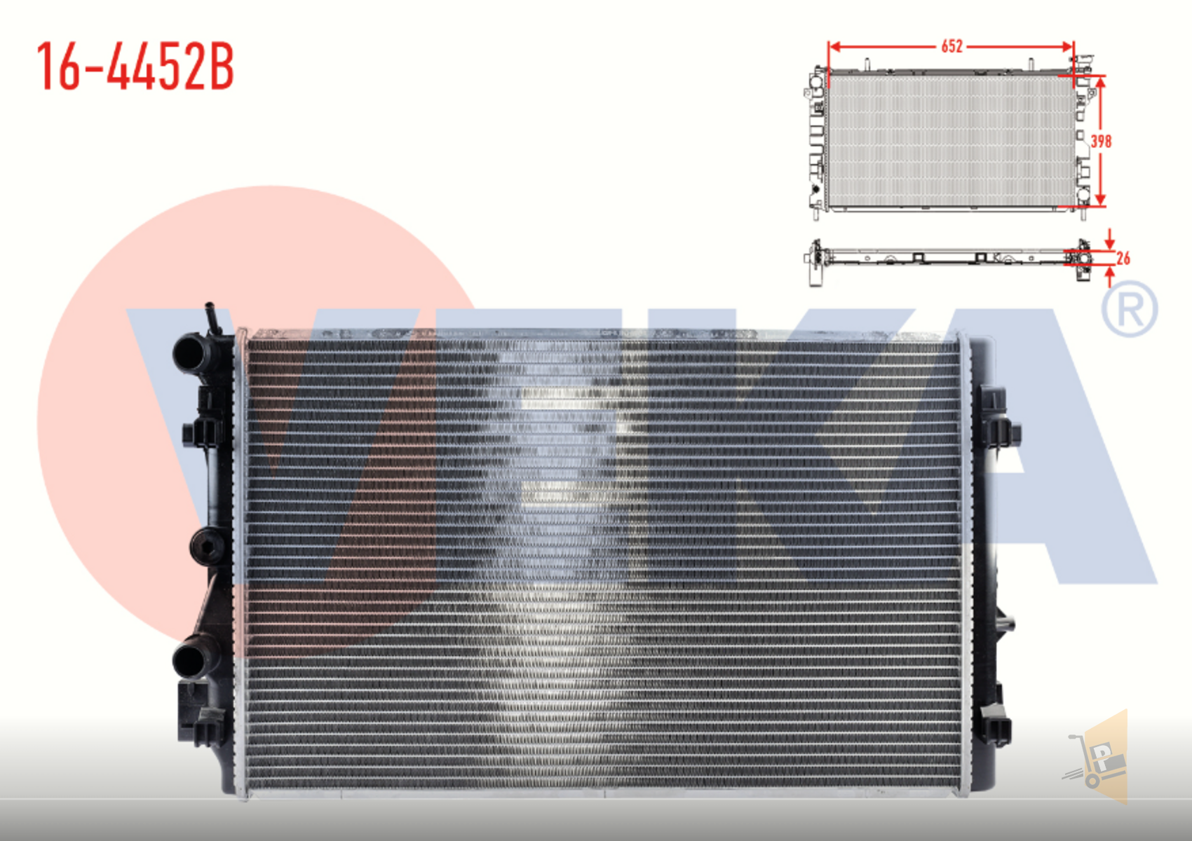 SU RADYATORÜ - BRAZING - 1.4 TSİ CAV POLO GTİ 6R0121253G