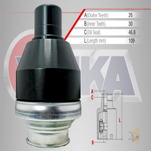 AKS KAFASI İÇ SOL - 2.5 TDİ AXD T5