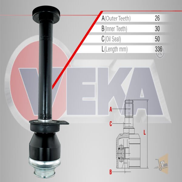 AKS KAFA İÇ KOMPLE SAĞ - 2.5 TDI AXD T5