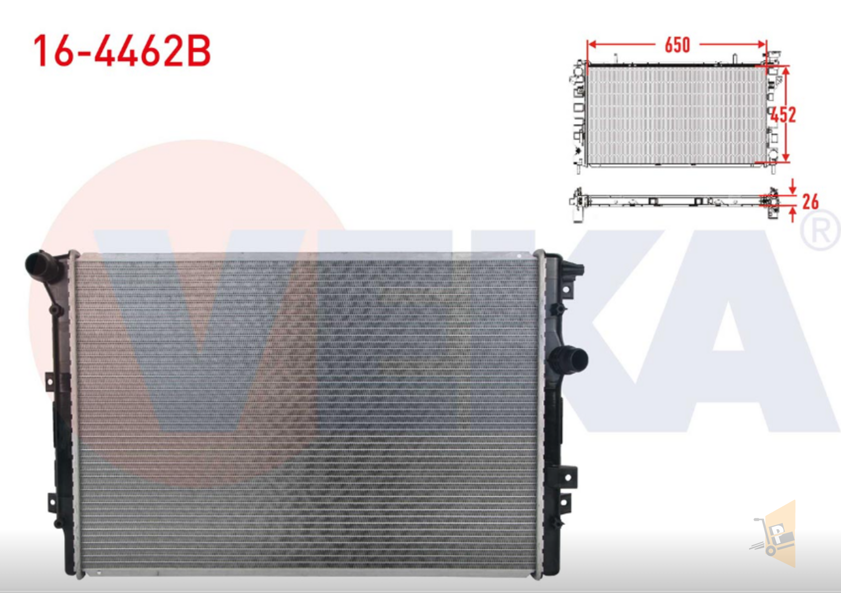 SU RADYATÖRÜ - 1.4 TSİ 2.0 FSİ 2.0 TDİ CAVA CAVD CTHD CFFD CFFB CBAB CFFA CBAA TİGUAN SHARAN 07> 5N0121253M