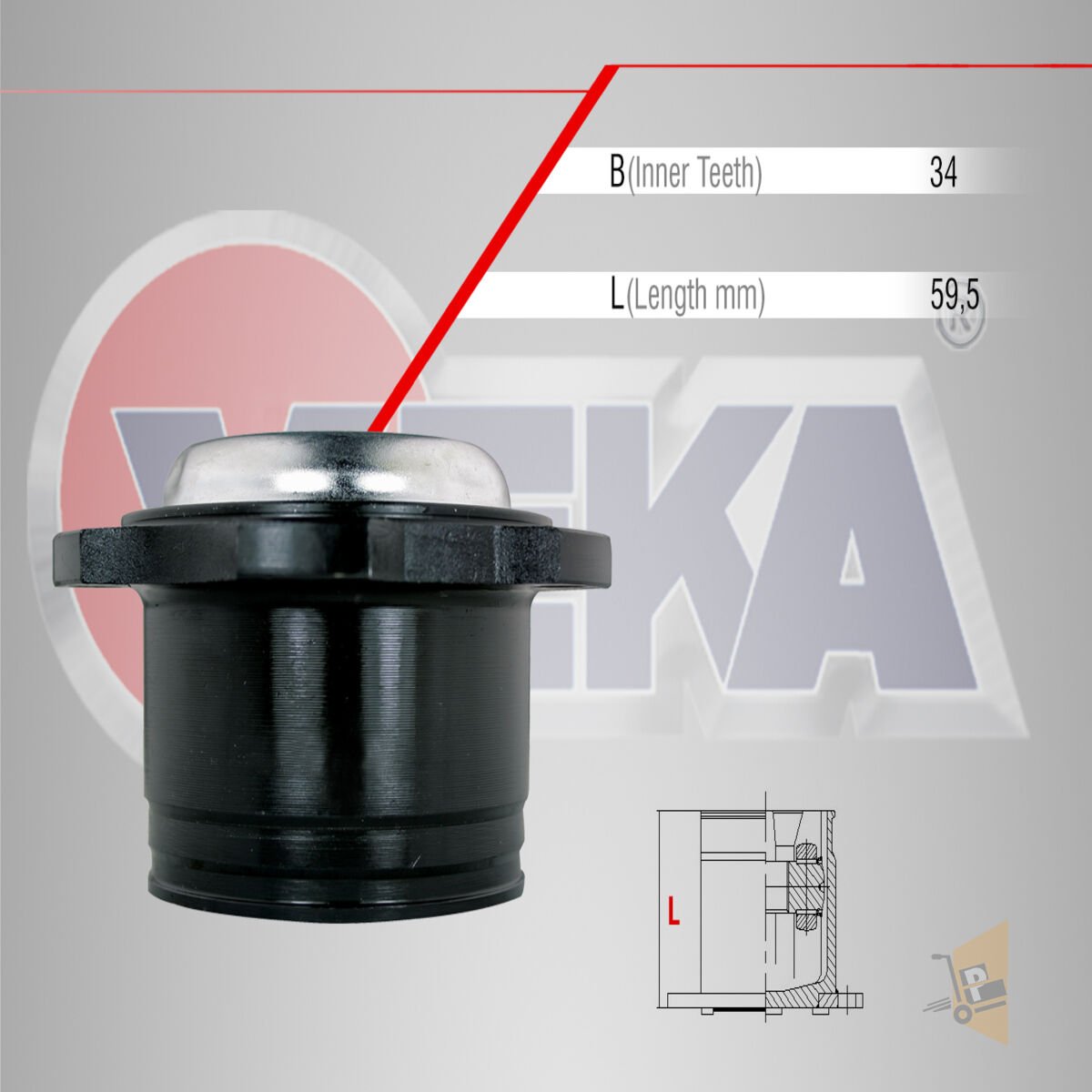 AKS KAFA İÇ KÖRÜK - 1.6 1.8T 2.0 1.9 TDI 2.5 TDI AHL AHU ALTAVB ADP AFN PASSAT SHARAN A4 A6 A8