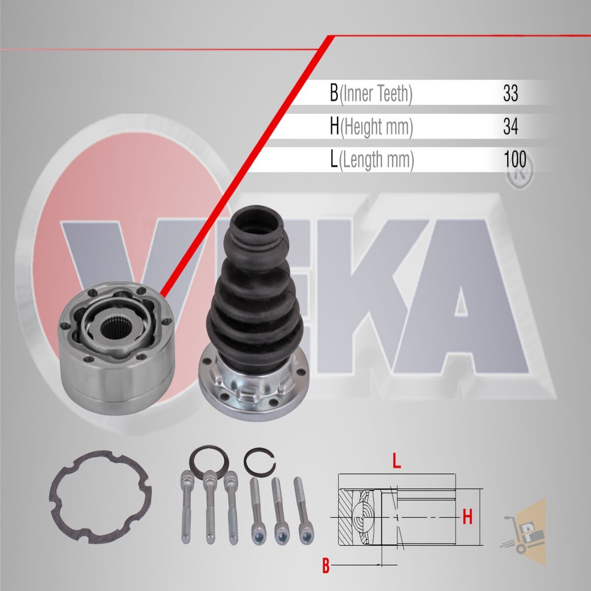 AKS KAFA İÇ - BM GOLF2 GOLF3 GOLF4BORA A3 TOLEDO 357498104V