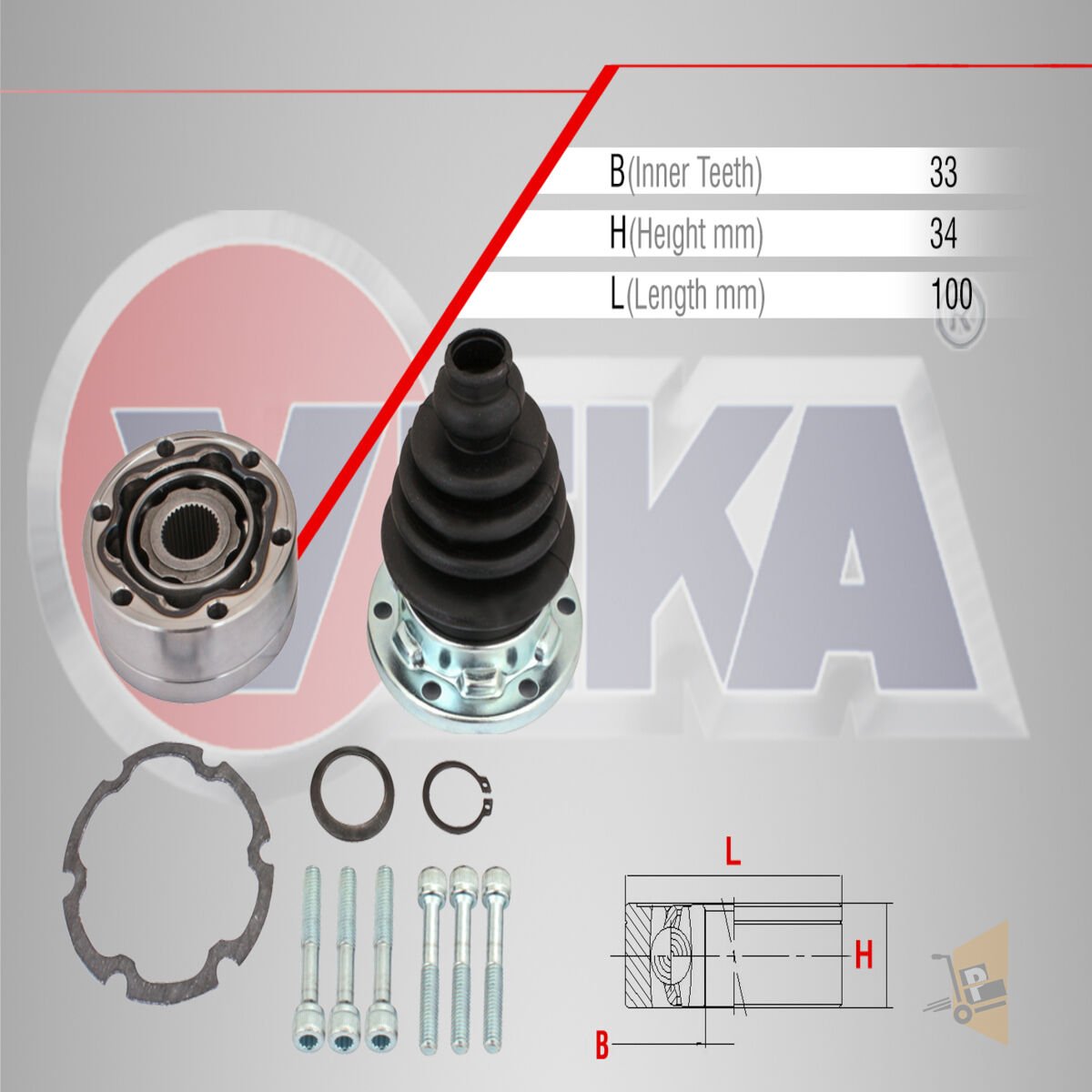 AKS KAFASI İÇ - 1.9 TDİ AGR AHF ALH ASV GOLF4 BORA
