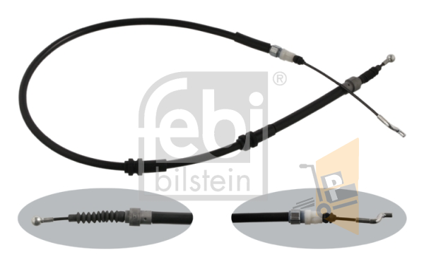 EL FREN TELİ ARKA - (1303 mm) - T5 T6 04>