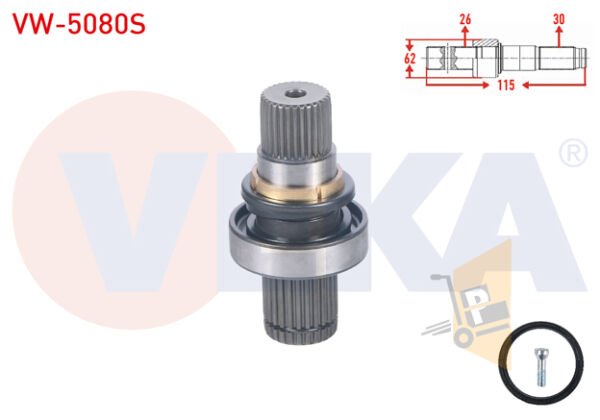 AKS FREZESİ (OTOMATİK) - 1.9 TDİ 2.0 TDİ 2.5 TDİ AXB AXD CAAB CAAC CFCA T5