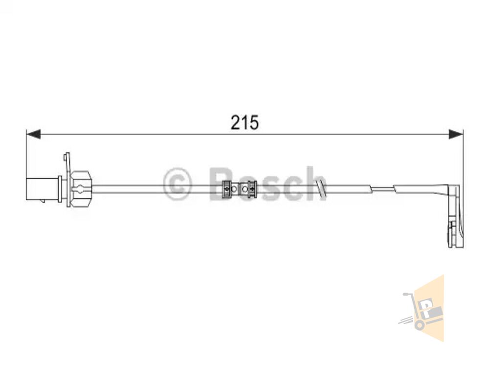BALATA FİŞİ ARKA 215 mm	- A6 A7 MCN