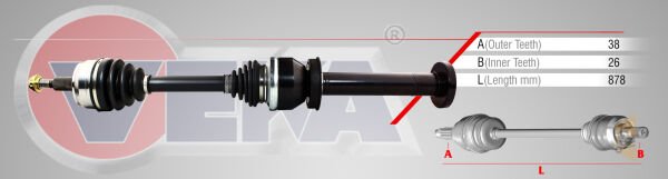 AKS KOMPLE ÖN SAĞ - 2.5 TDİ AXD T5