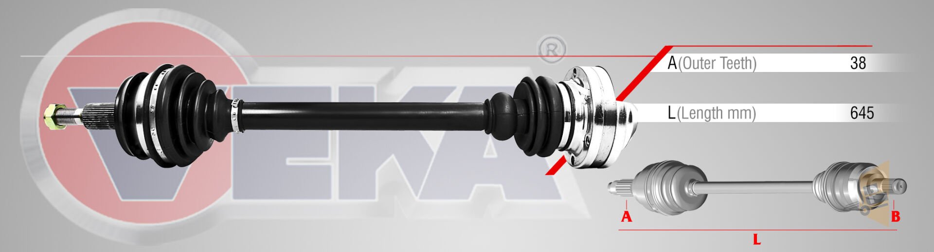 AKS KOMPLE ÖN SOL - 1.9 TDİ AXB T5 7H0407271AK