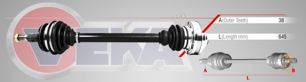 AKS KOMPLE ÖN SOL - 1.9 TDİ AXB T5