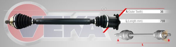 AKS KOMPLE ÖN SAĞ (OTOMATİK) - 1.9 TDİ 2.0 TDİ BLS BKP BKD BKC GOLF5 JETTA CADDY PASSAT