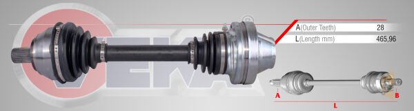 KOMPLE AKS SOL SAĞ - 2.0 TDI CDBA CNFA AMAROK